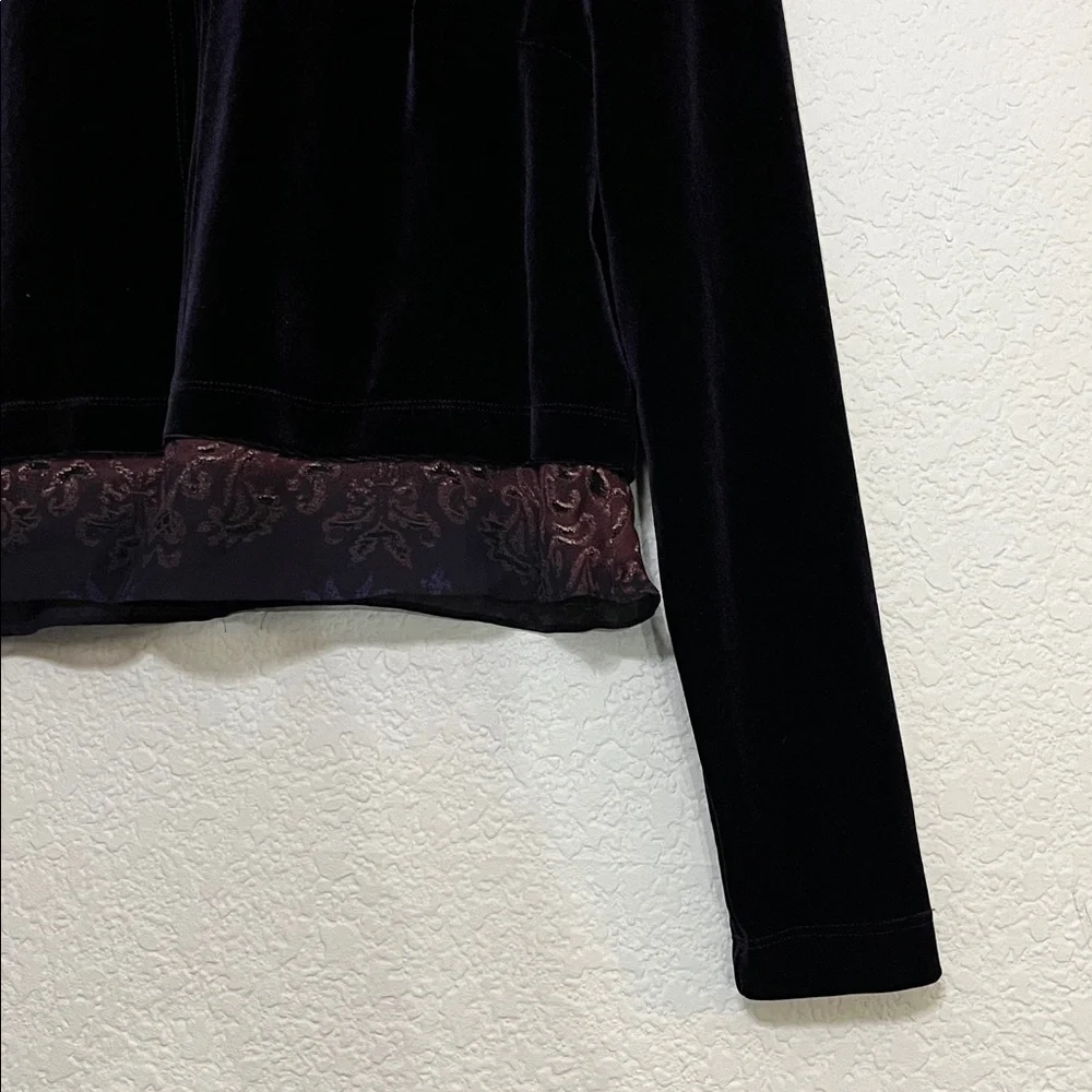 Vintage Carole Little Velvet Cardigan